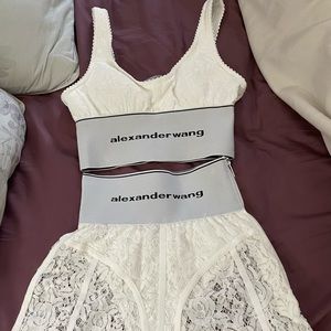 Alexander Wang lace tight set